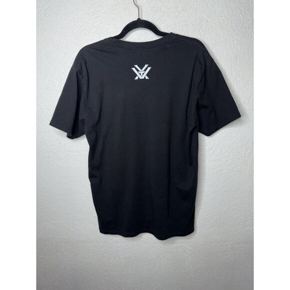 Vortex Men’s T-shirt Black USA Red White Blue Athletic Fit  - Large Hunting Y - Picture 4 of 5
